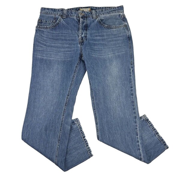 Carbon 2 Cobalt Elemental Jeans Blue Medium Wash Button Fly Mens Sz 36x31 - Picture 1 of 7